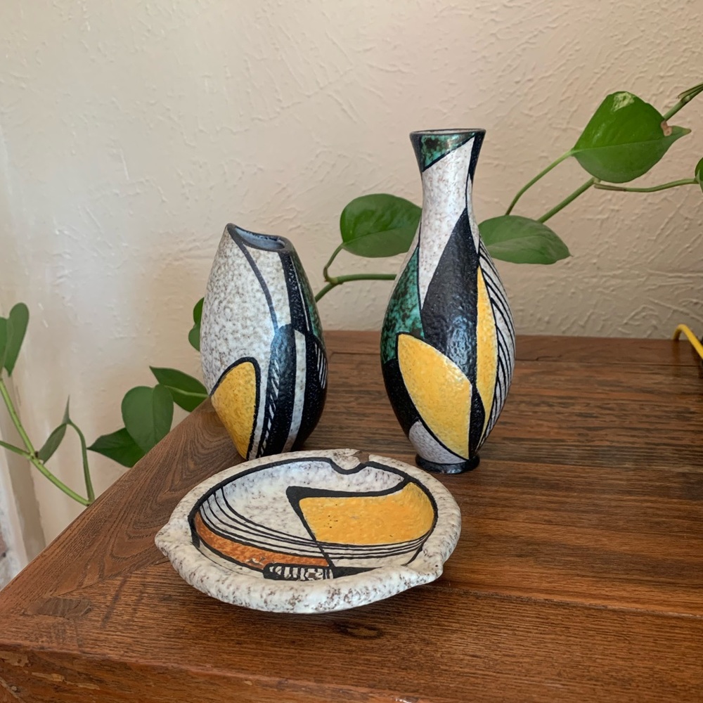 Vintage Pottery Set